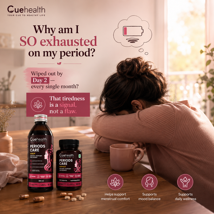 Cuehealth Women's Daily Comfort Ayurvedic Kit: A Gentle Daily Wellness Ritual for Modern Women