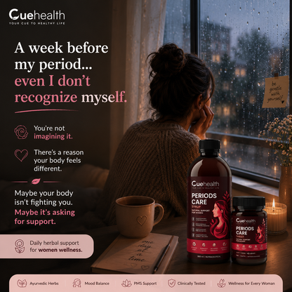 Cuehealth Women's Daily Comfort Ayurvedic Kit - Traditional Tablet & Herbal Syrup Blend