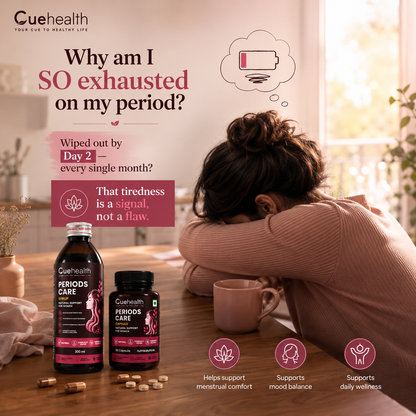 Cuehealth Women's Daily Comfort Ayurvedic Kit - Traditional Tablet & Herbal Syrup Blend