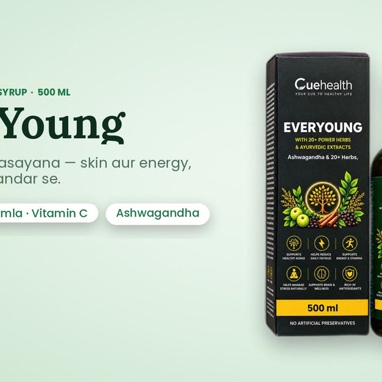 Cuehealth EverYoung Ayurvedic Syrup - product video