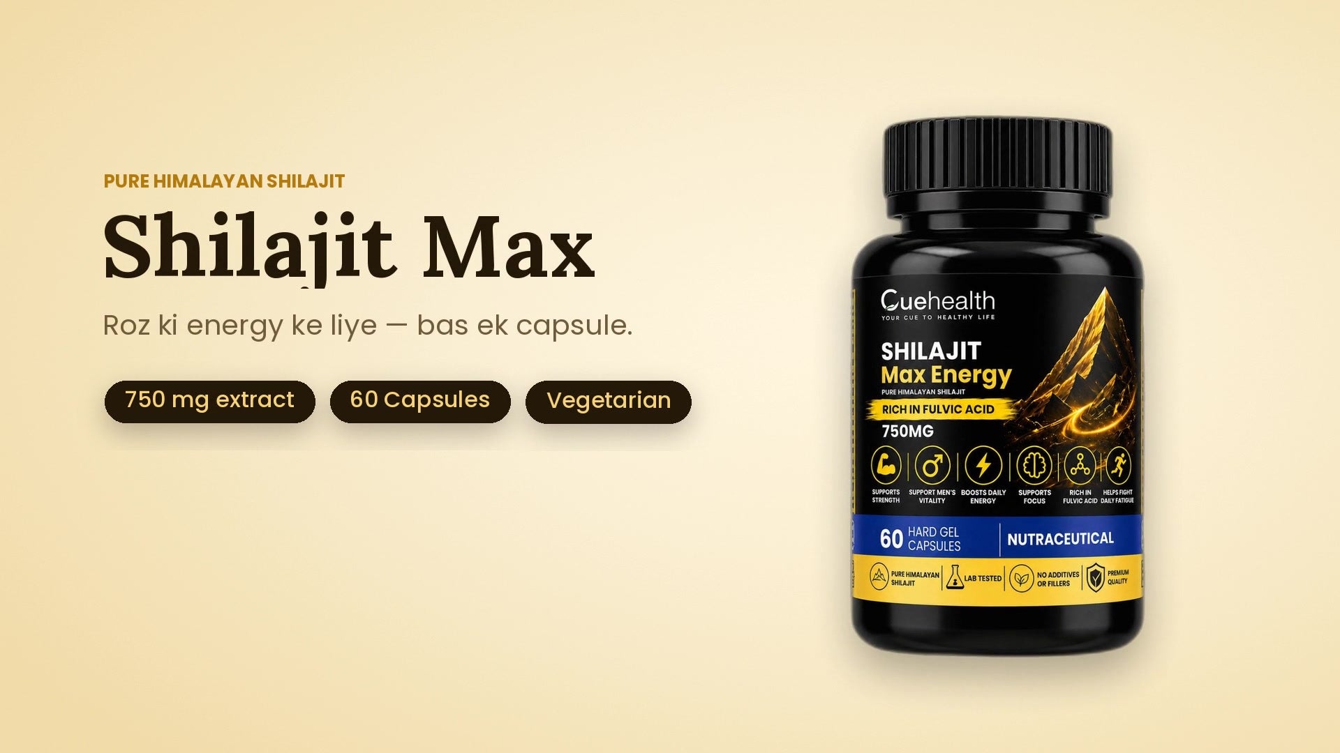 Cuehealth Shilajit Max Capsules - product video