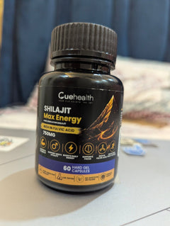 Cuehealth Shilajit Max Energy bottle shared by Rahul Mehta