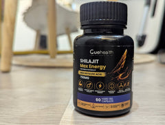 Cuehealth Shilajit Max Energy bottle shared by Vivek Singh
